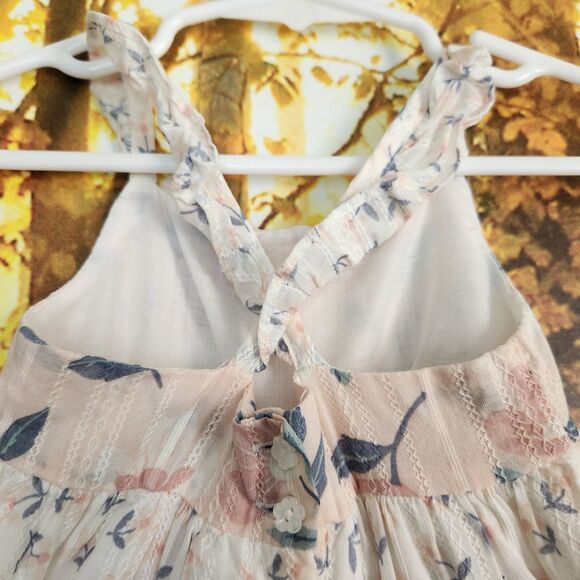 Catherine Malandrino Toddler Girls Baby 12 Months White Floral Print Dress - Picture 6 of 8